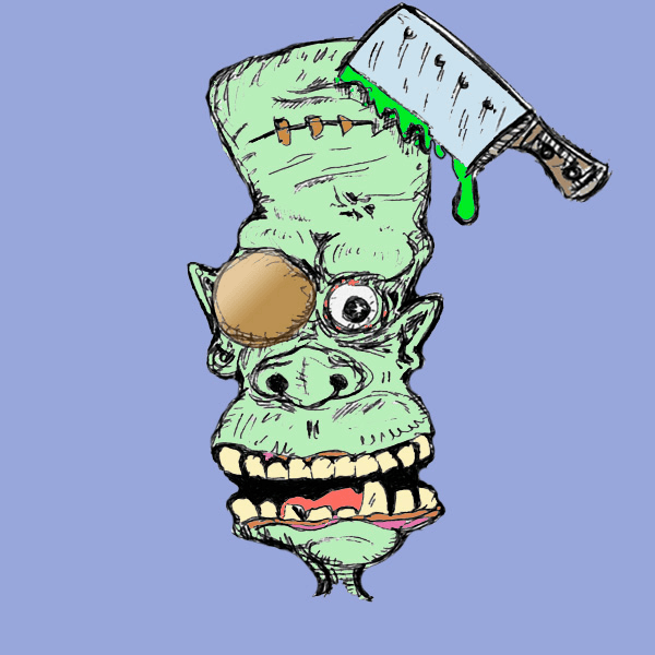  Butcher's knife One Eye Zombie Ape