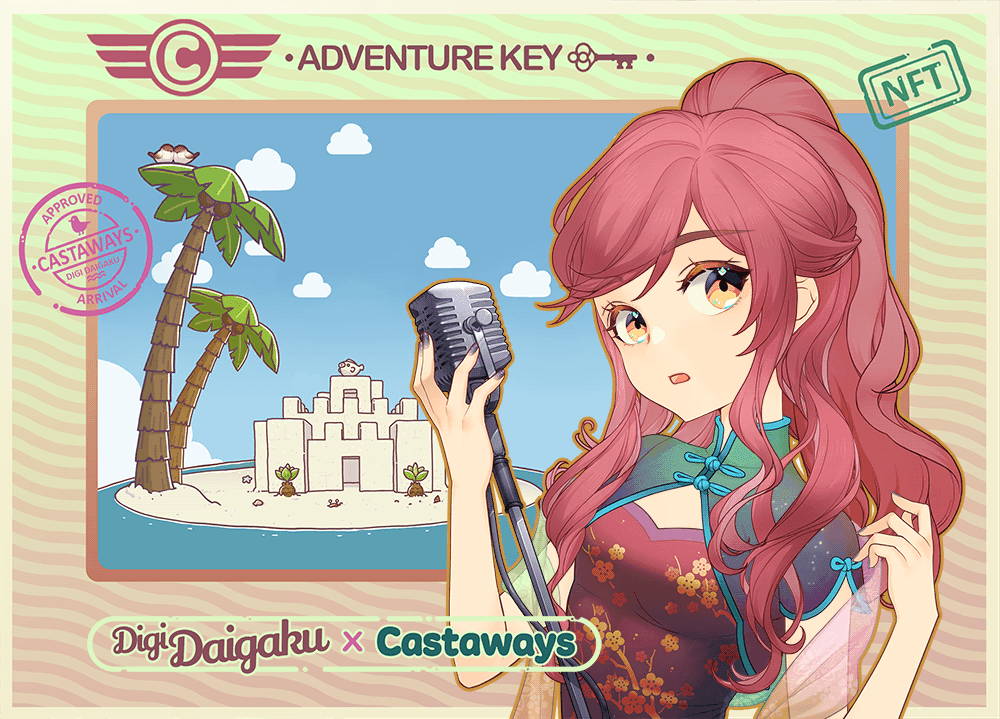 DigiDaigaku Genesis Adventure Key Castaways #263 - XiaoRou