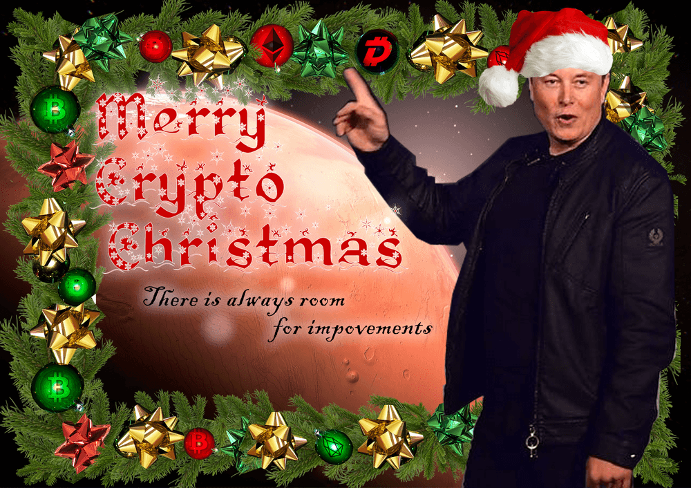 Christmas fortune Elon Musk #5 - Crypto Fortunes | OpenSea