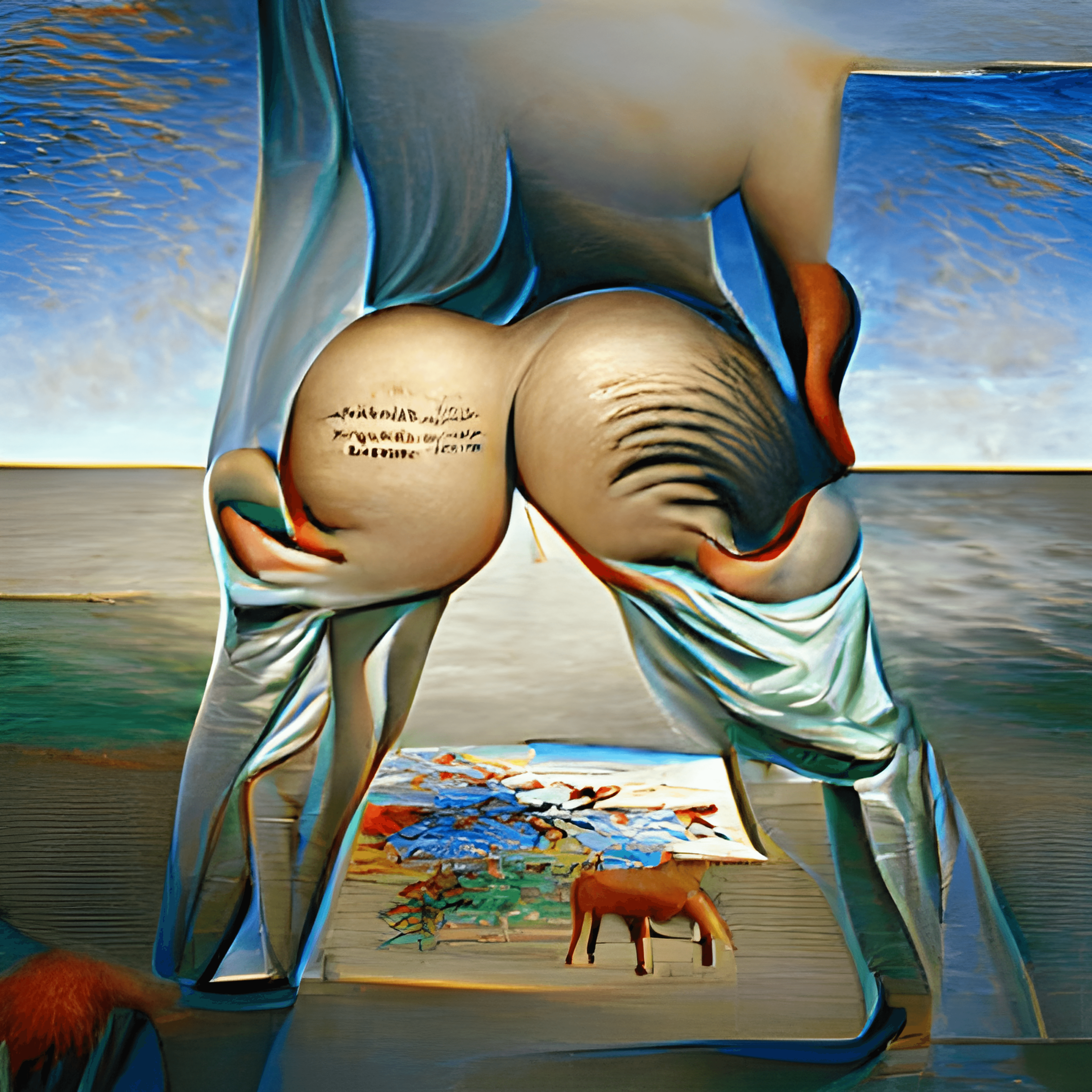 the art with the ass