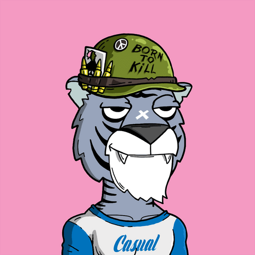 Grouchy Tiger Social Club #7055