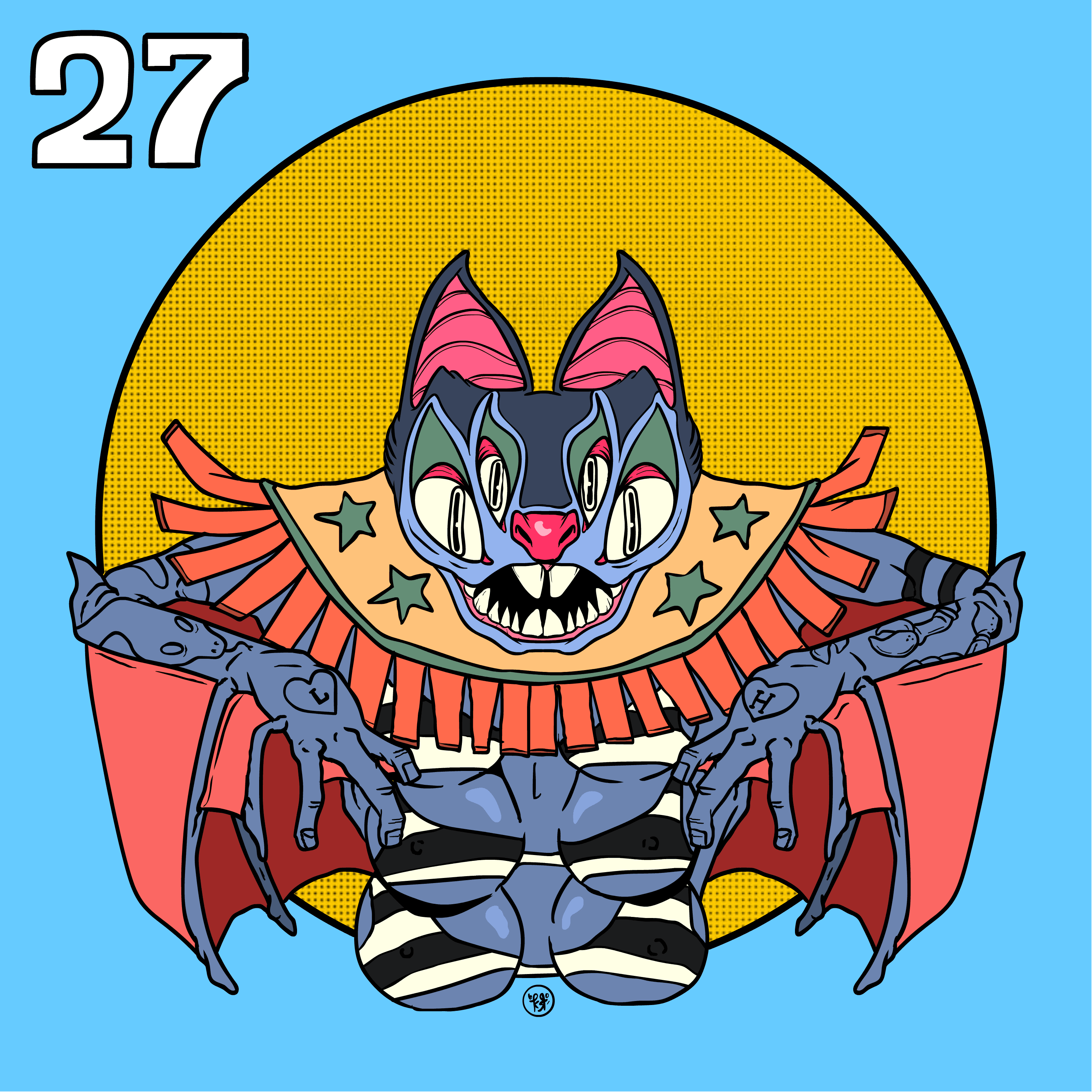 Mintober #27 - Titty-Bat