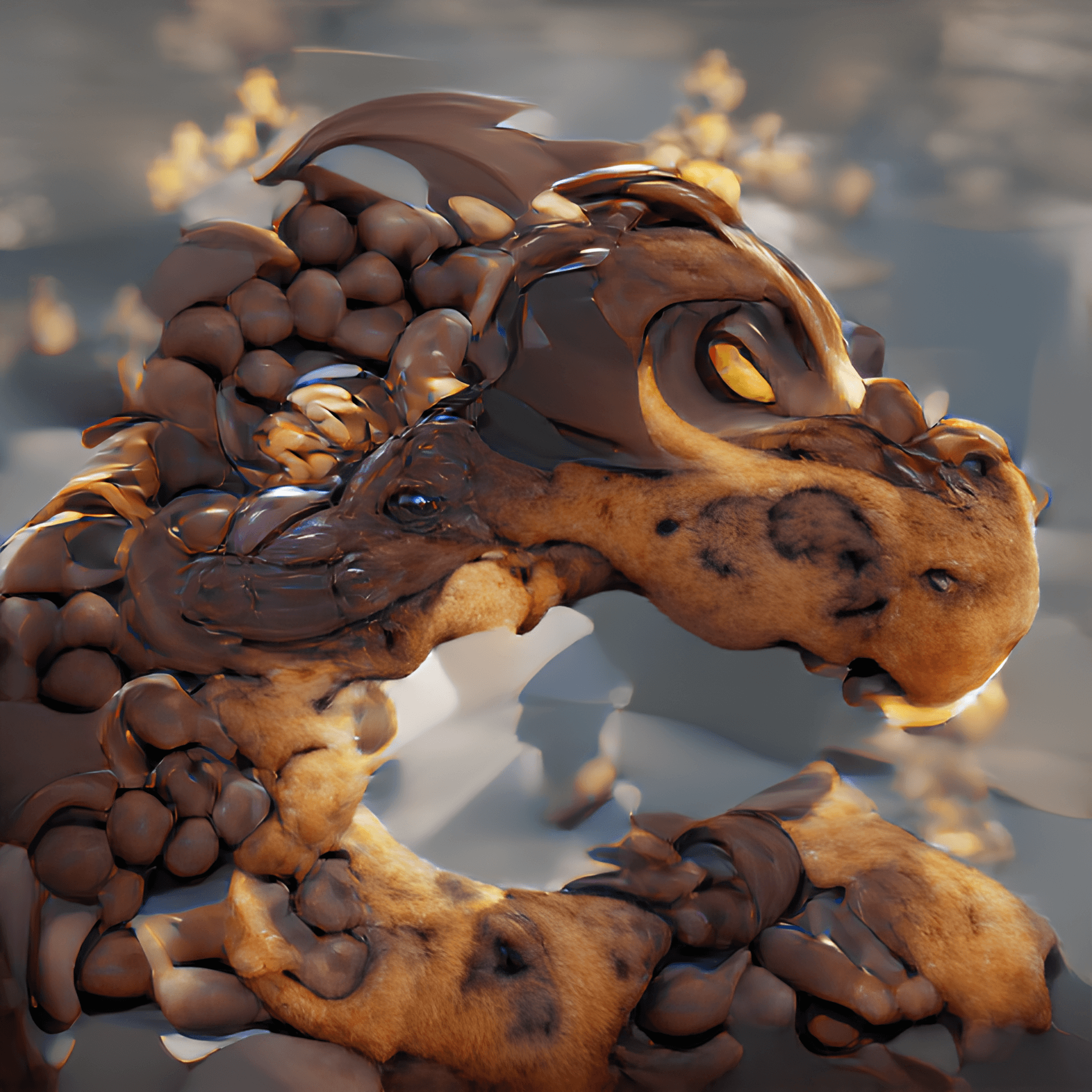 Elemental Dragon #4 - Wood Dragon - Elemental Dragons By Konom