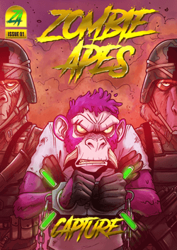 Zombie Apes Comic Issue 1 Covers collection image