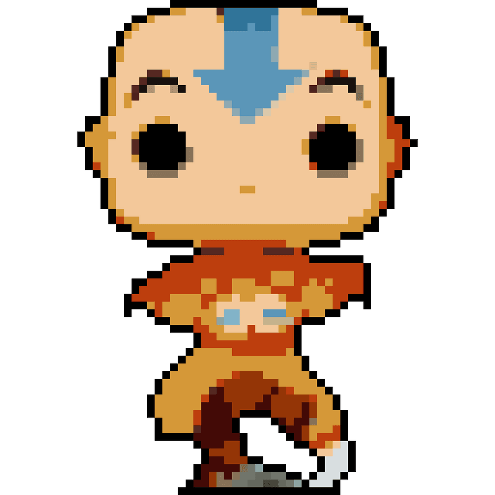 PixelPOP - Avatar: The Last Airbender #1 - Avatar Aang - PixelPOP Toy  Fanarts | OpenSea