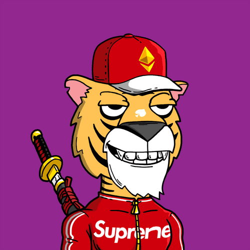 Grouchy Tiger Social Club #6498