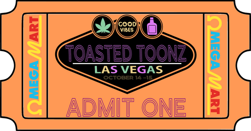 Admit One Toasted Toon