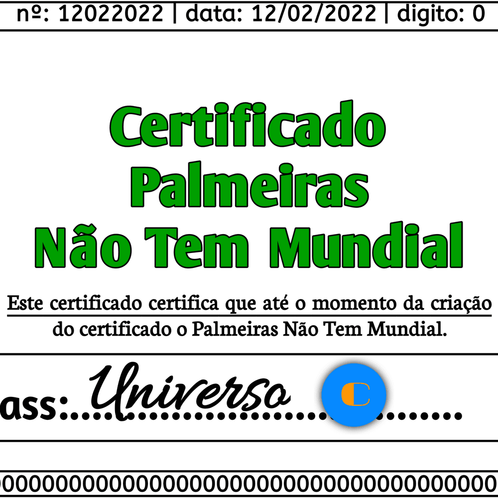 palmeiras nao tem mundial on Make a GIF