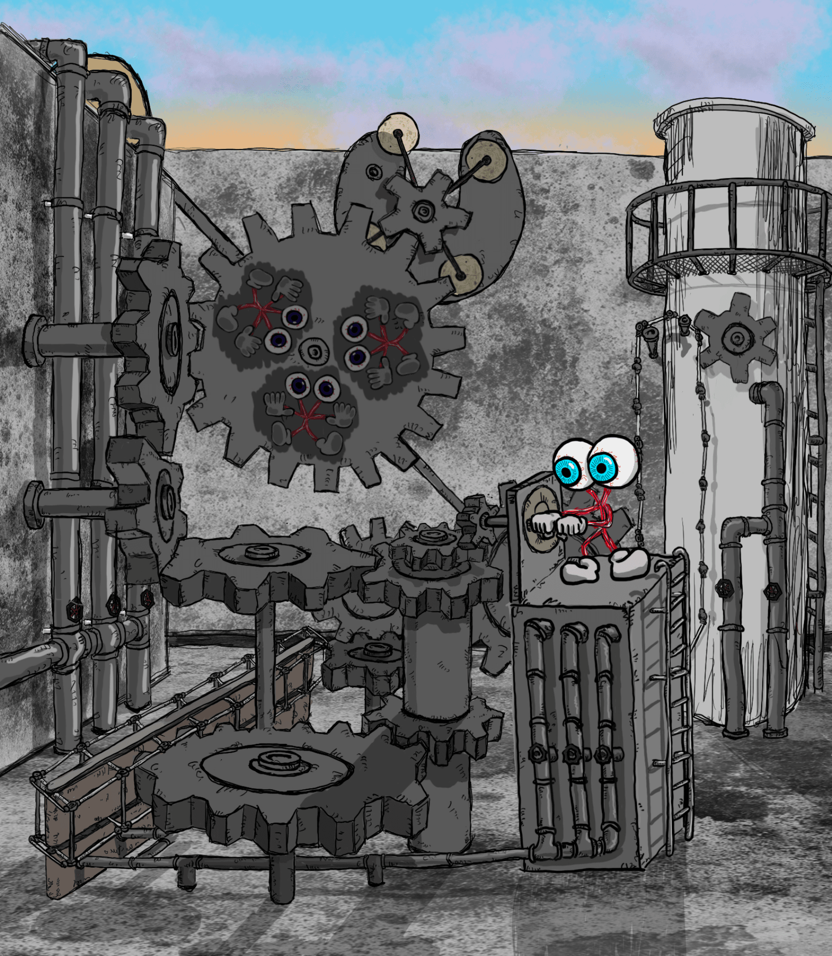 You,a cog in a machine(sunrise)