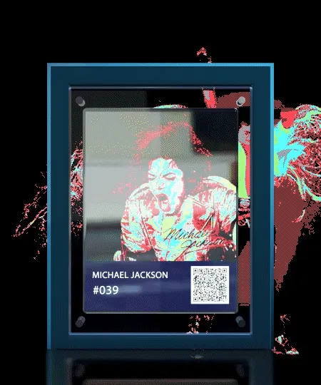 Michael Jackson pixel card #039