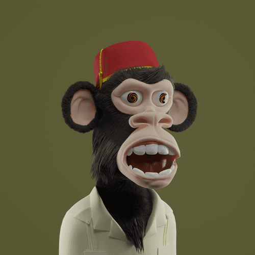 3D Bored Ape Club #301