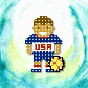 Sportz Holderz 4 USA Soccer Player