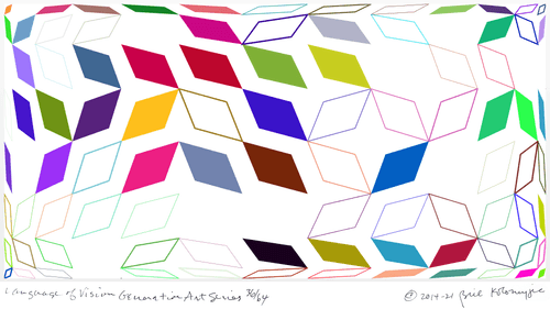 Language of Vision Generative Art Series 36/64