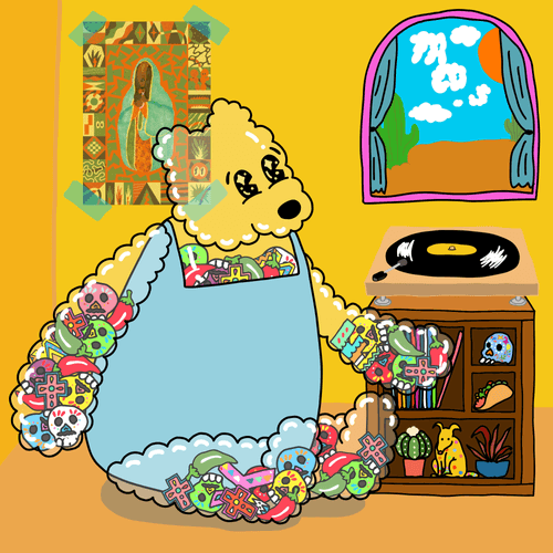 Crazy Bottle Bear#Mex003