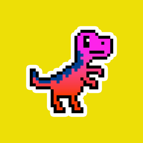 PixelSaurus Rex #0110