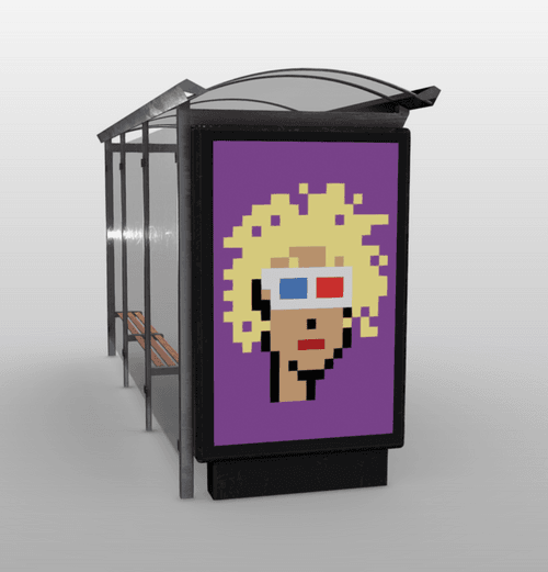Bus Stop - CryptoPunks #1637 