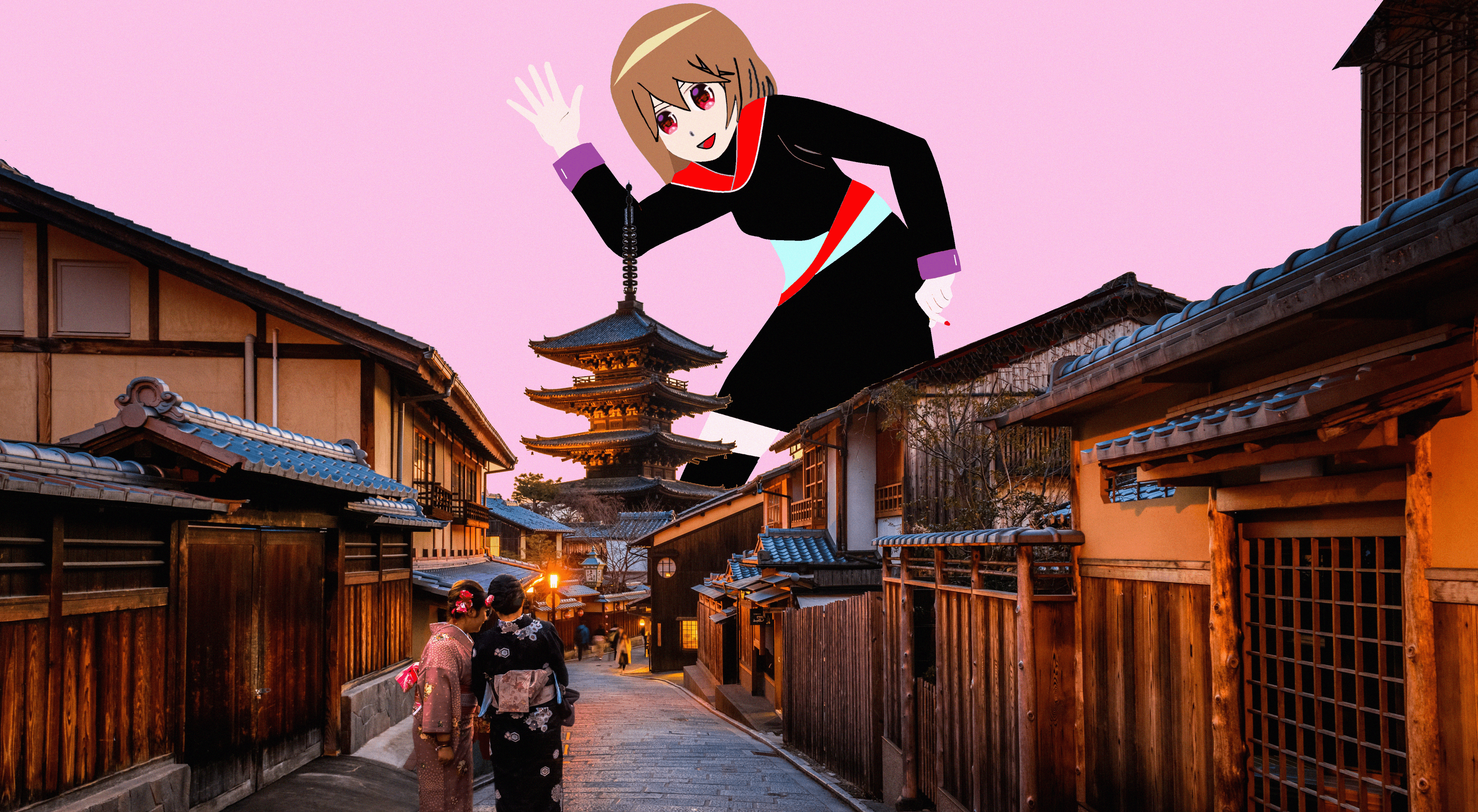 Giant girl #5 Kyoto!