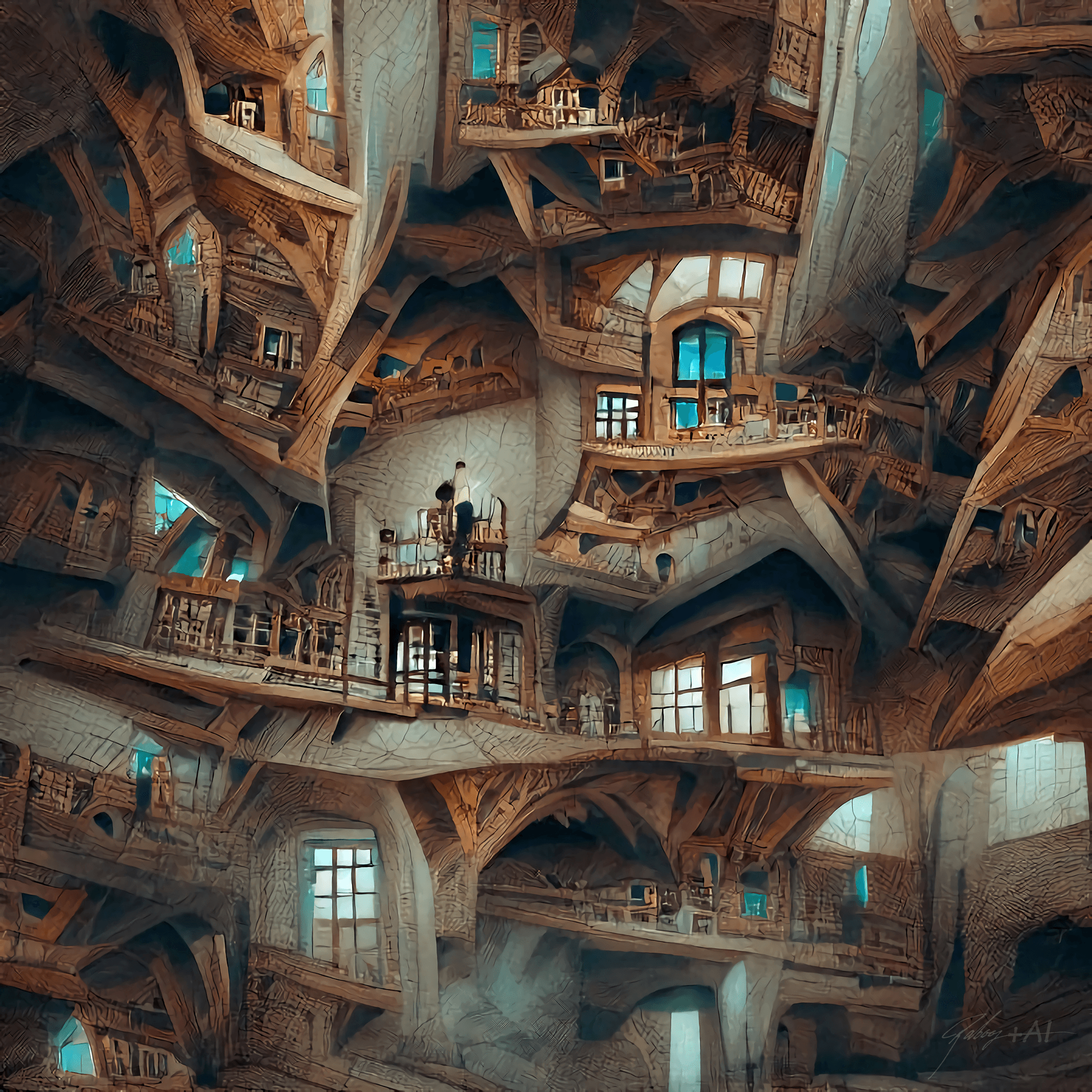 4 dimensional Fantasy mansion