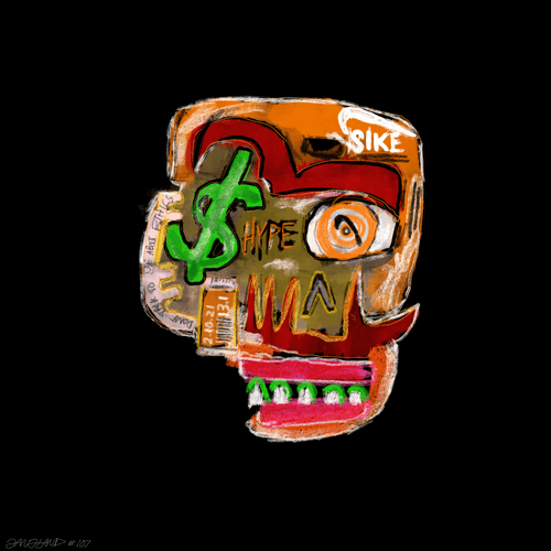 Gangland Skull #107 - by Eddie Gangland