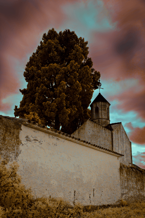 The cemetery tower