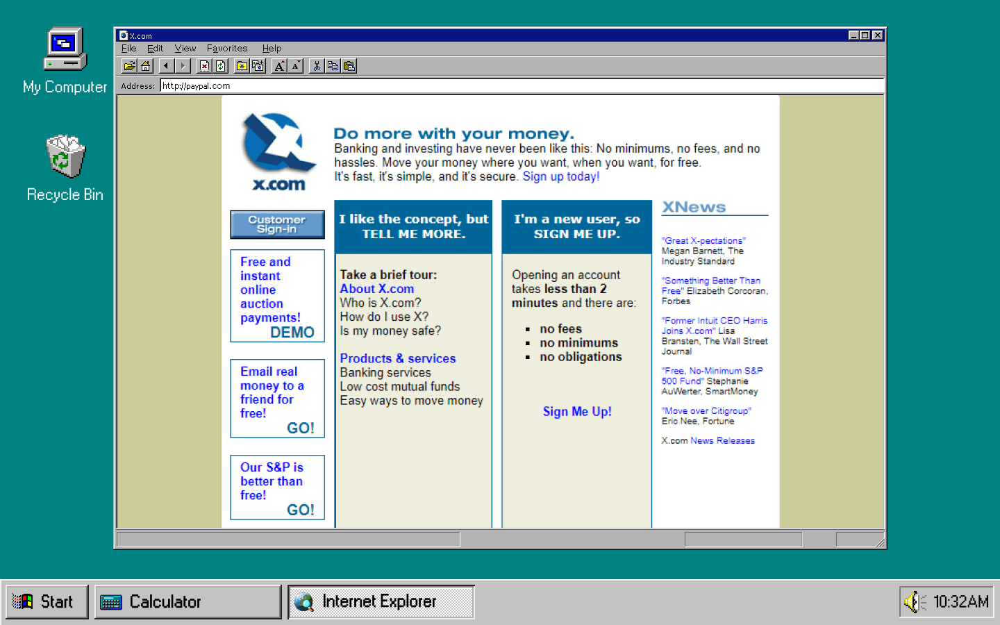 DCB 1999 - X.com