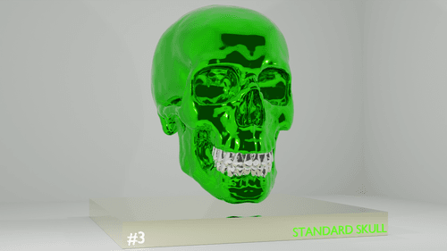 GREEN SKULL