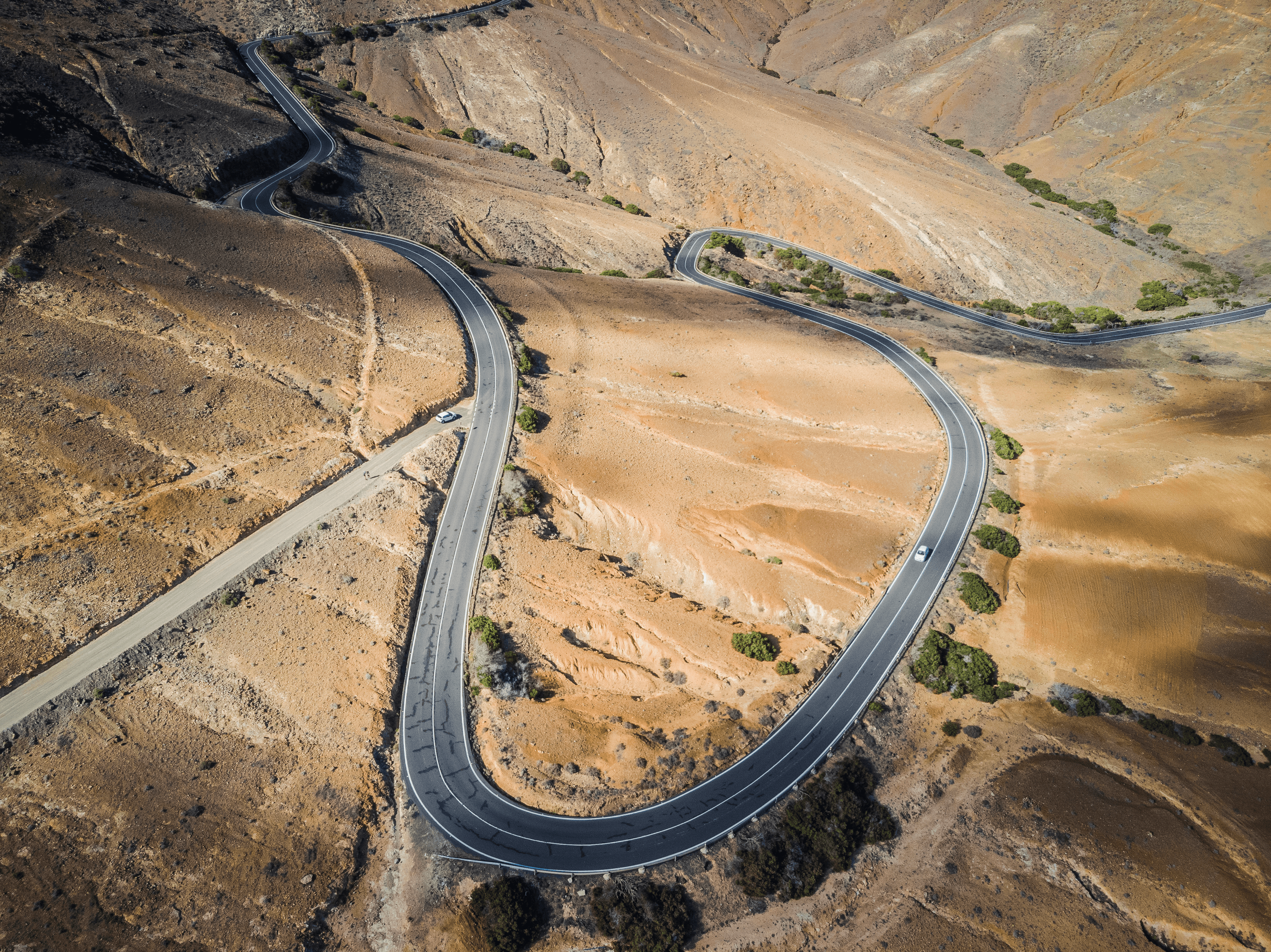Desert mountain road