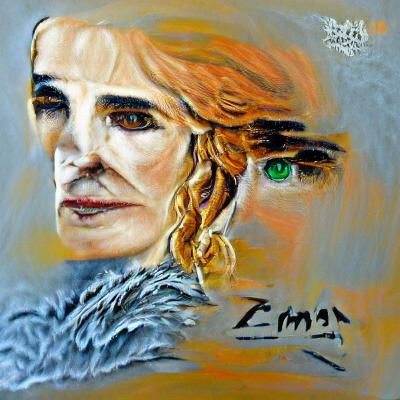 Emma Zia DArcy AI Acrylic