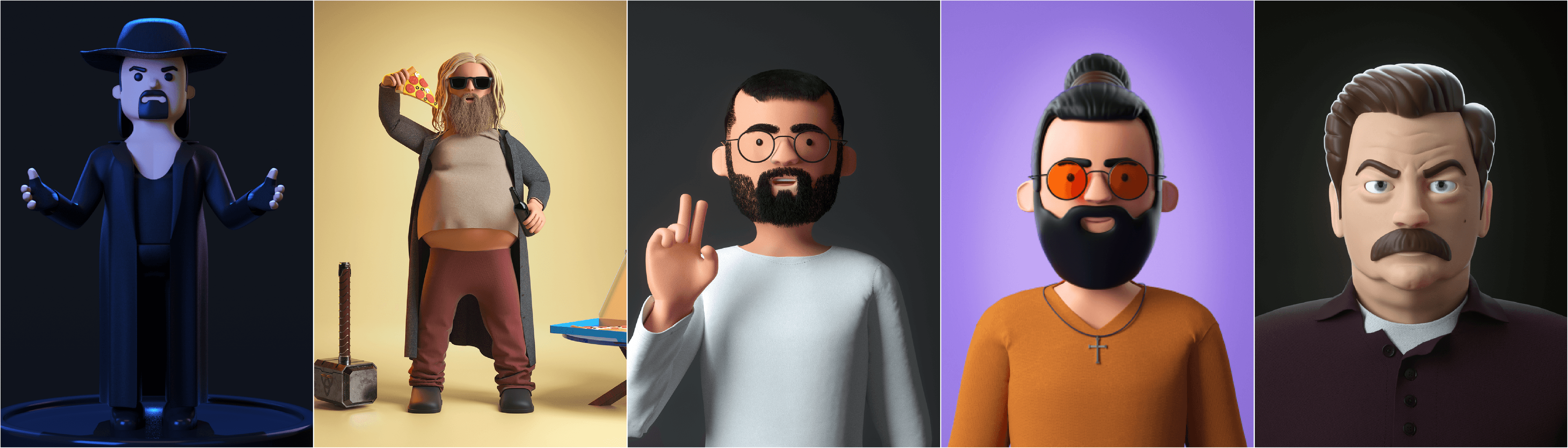 Sculpted avatars by Vipul Sachdeva - Collection | OpenSea