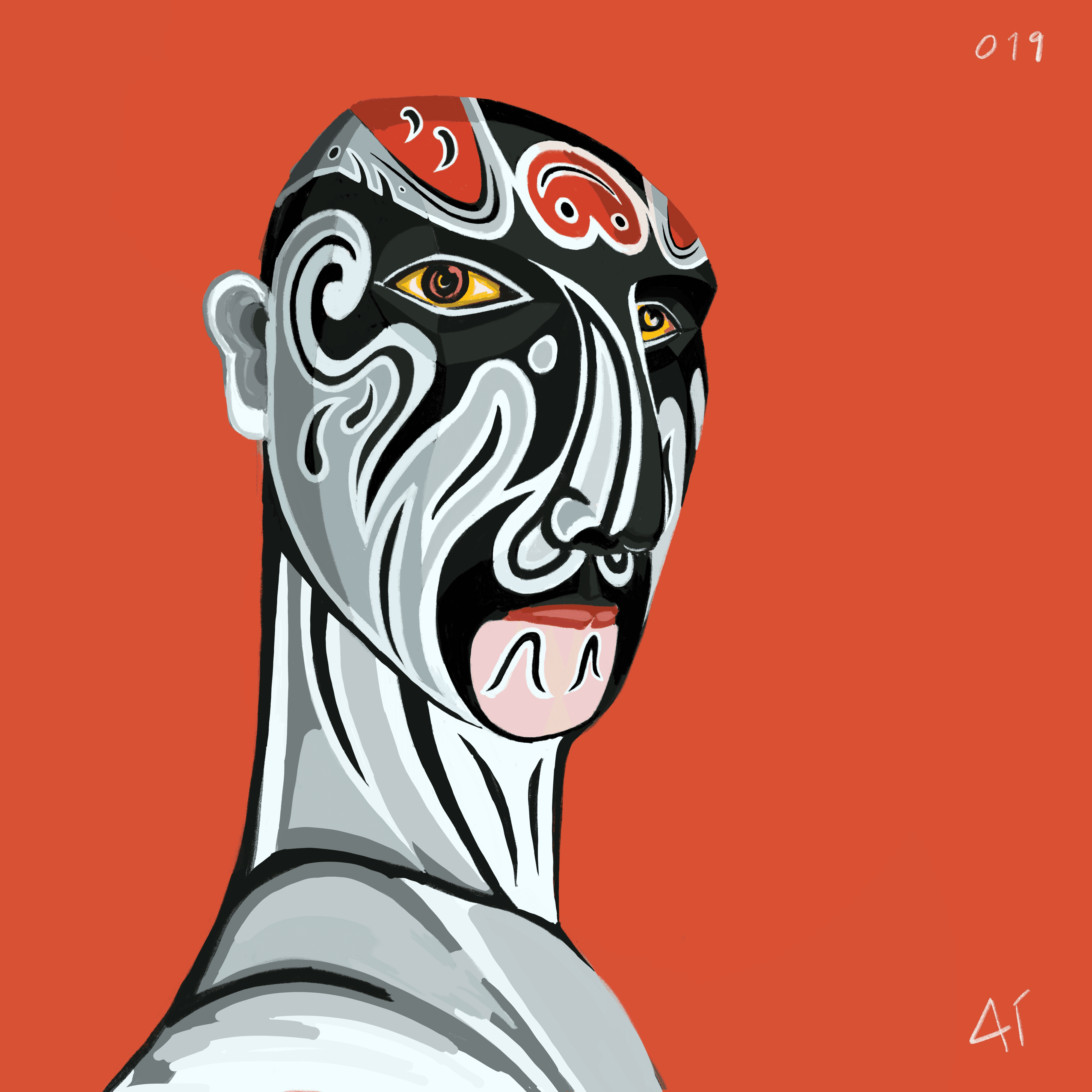Chinese Ai Mask #007