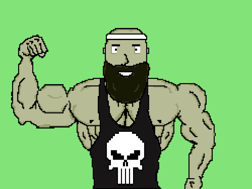 8-Bit Gym Bro #3441