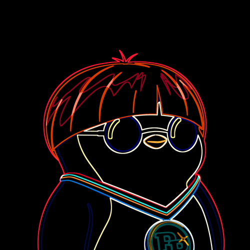 Neon Pudgy Penguin 846