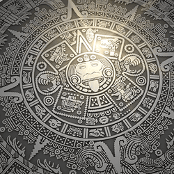 Aztec calendar cards collection image