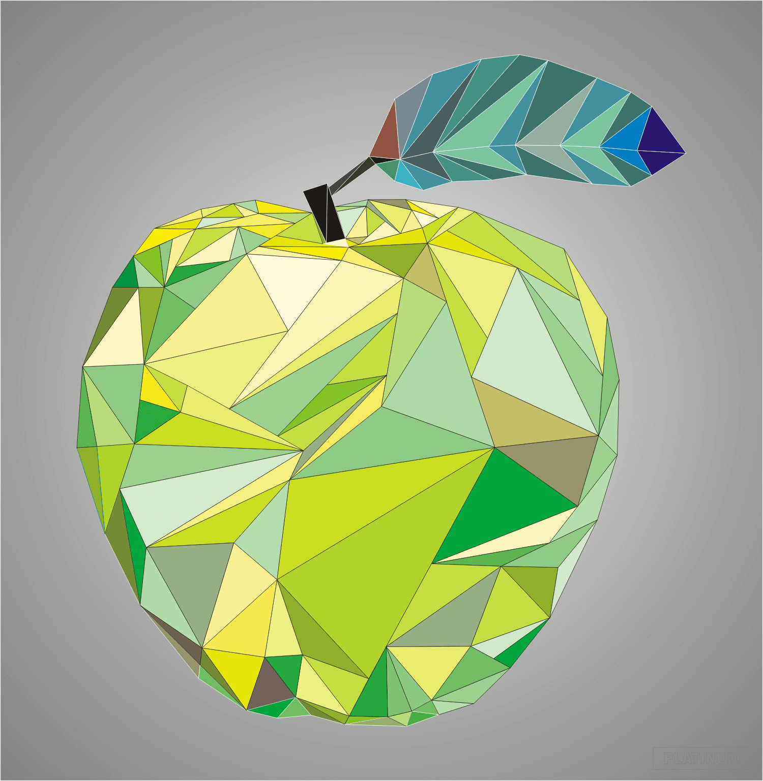 Polygon Apple 003 - PLATINUM