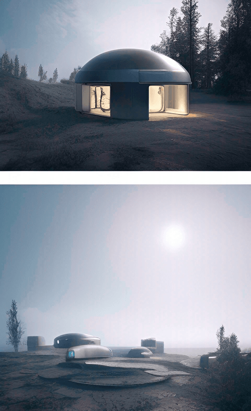 Dystopian santa house #4