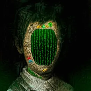 CryptoVandalized AI portrait #005 :Toxsam