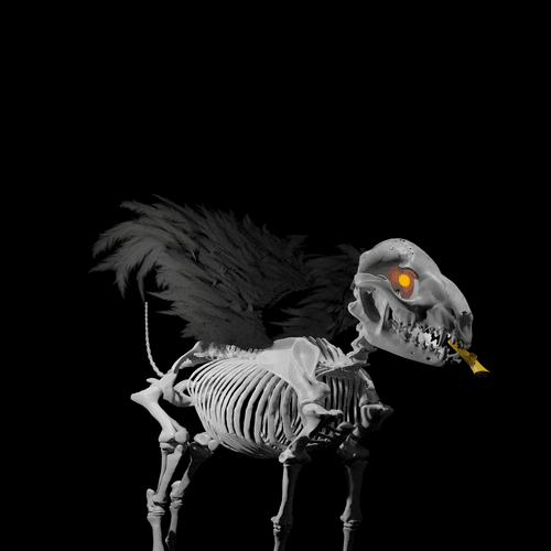 Hellish Bone Hound 3D