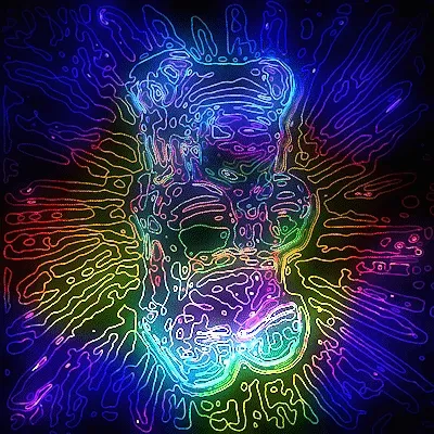 Neon Trip Gummy Bear