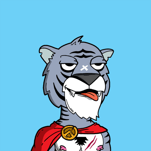 Grouchy Tiger Social Club #7883