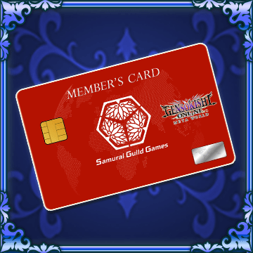 Samurai Member's Card