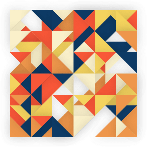 Artpalette 53 - Abstract Triangle Generative art