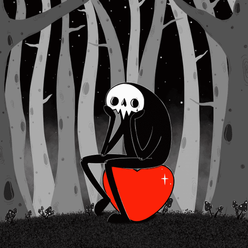 SkullLove #023 - "Lonely Skull Dude"