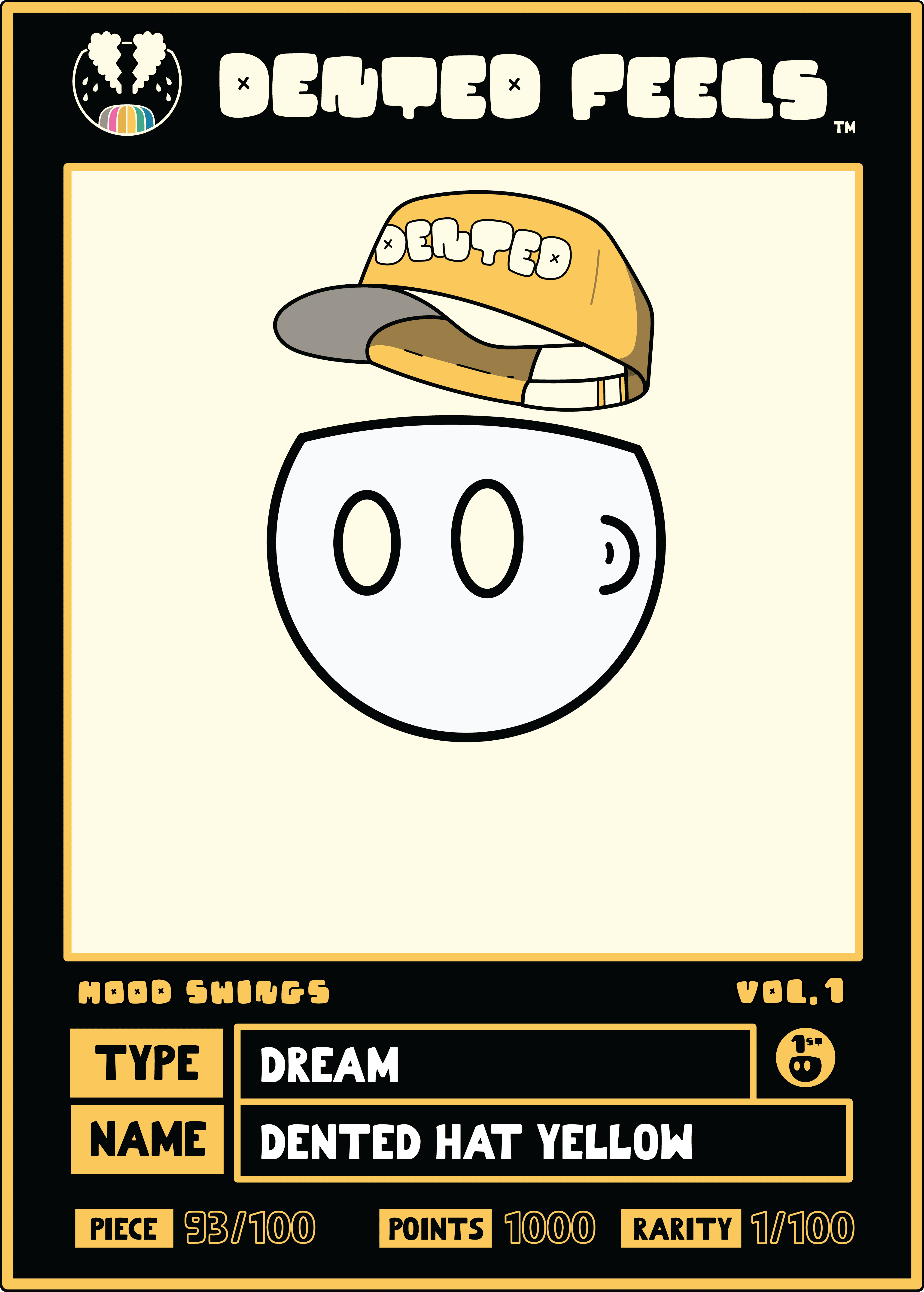Dented Hat Yellow