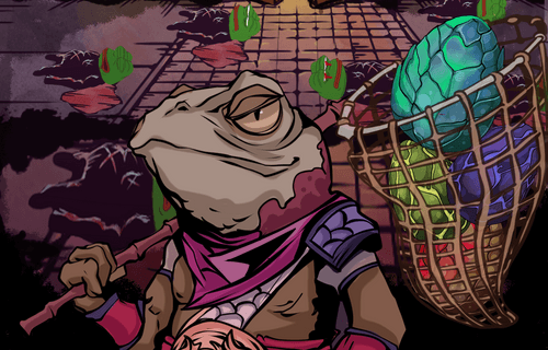 Chief Toad found the eggs