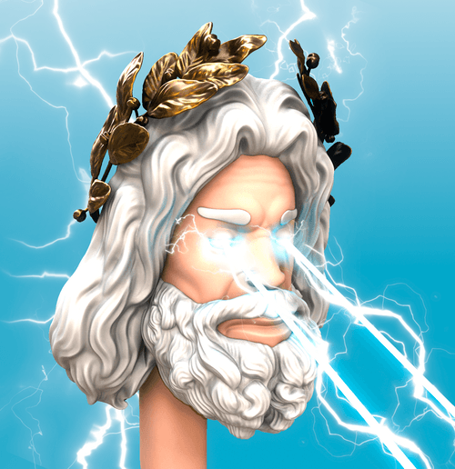 CryptoAnarchists #150/250 God Zeus