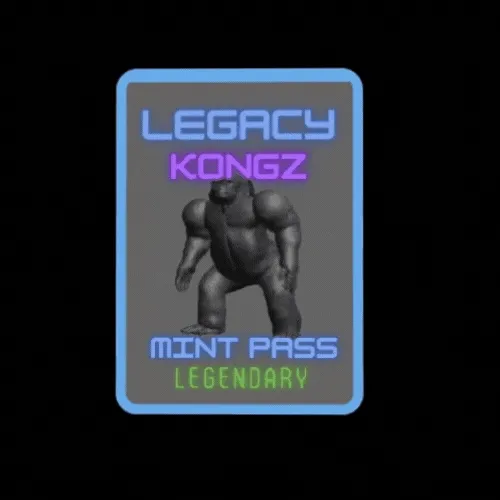 Legacy Kong Legendary Mint Pass