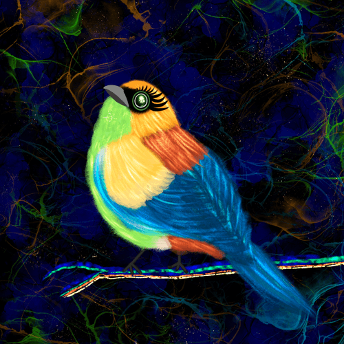 Chestnut Backed Tanager Bird