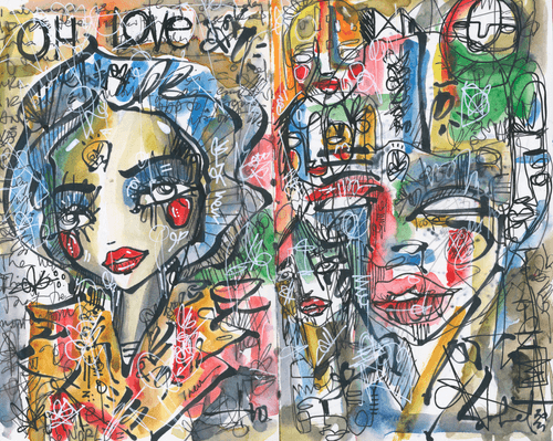 #020 / OH LOVE 2021 SABET / SKETCHBOOK 1