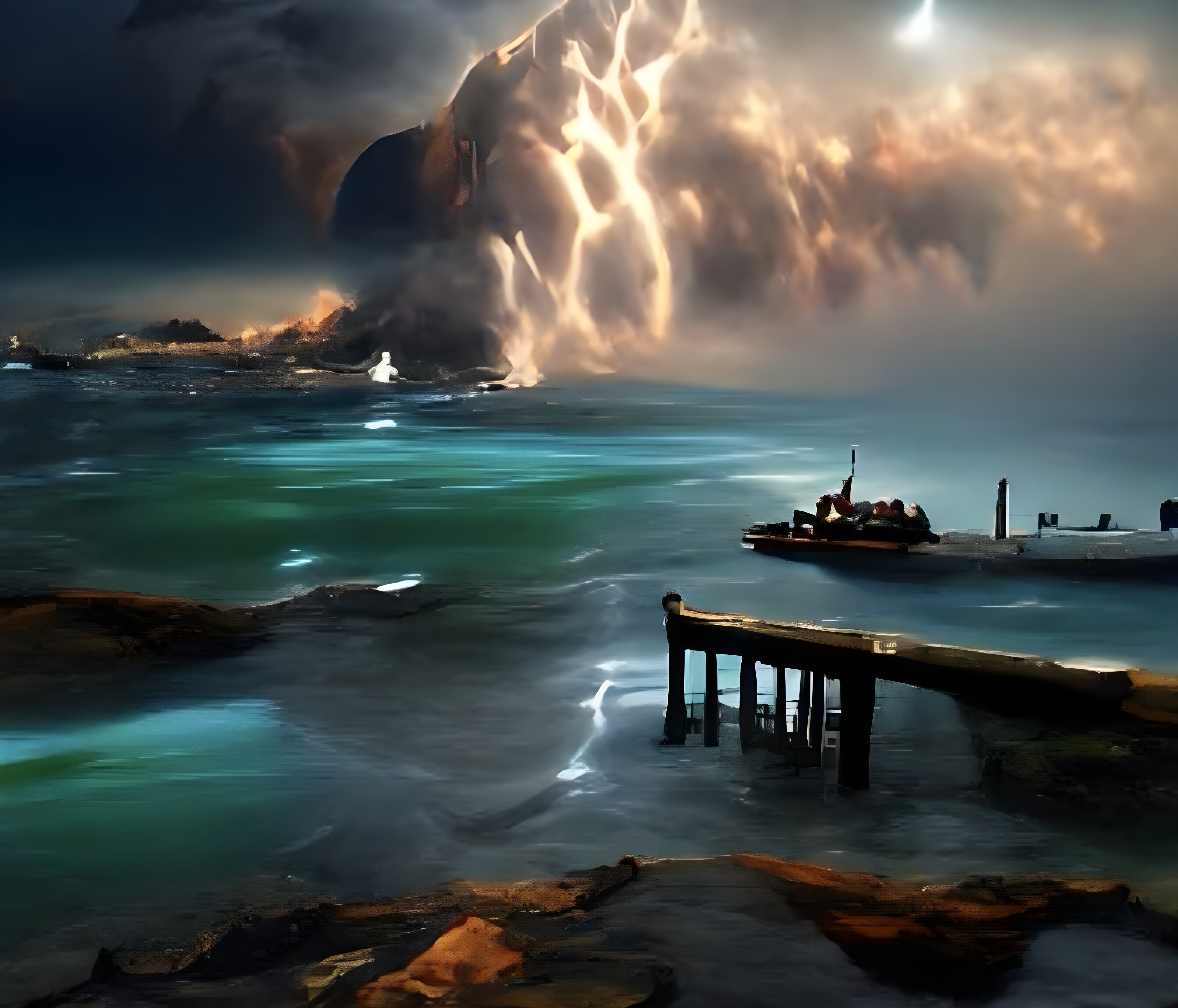 Storms Over the Ocean