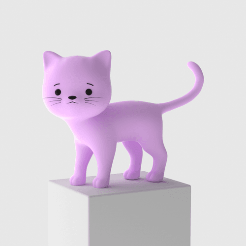 3D Meow Cat #35